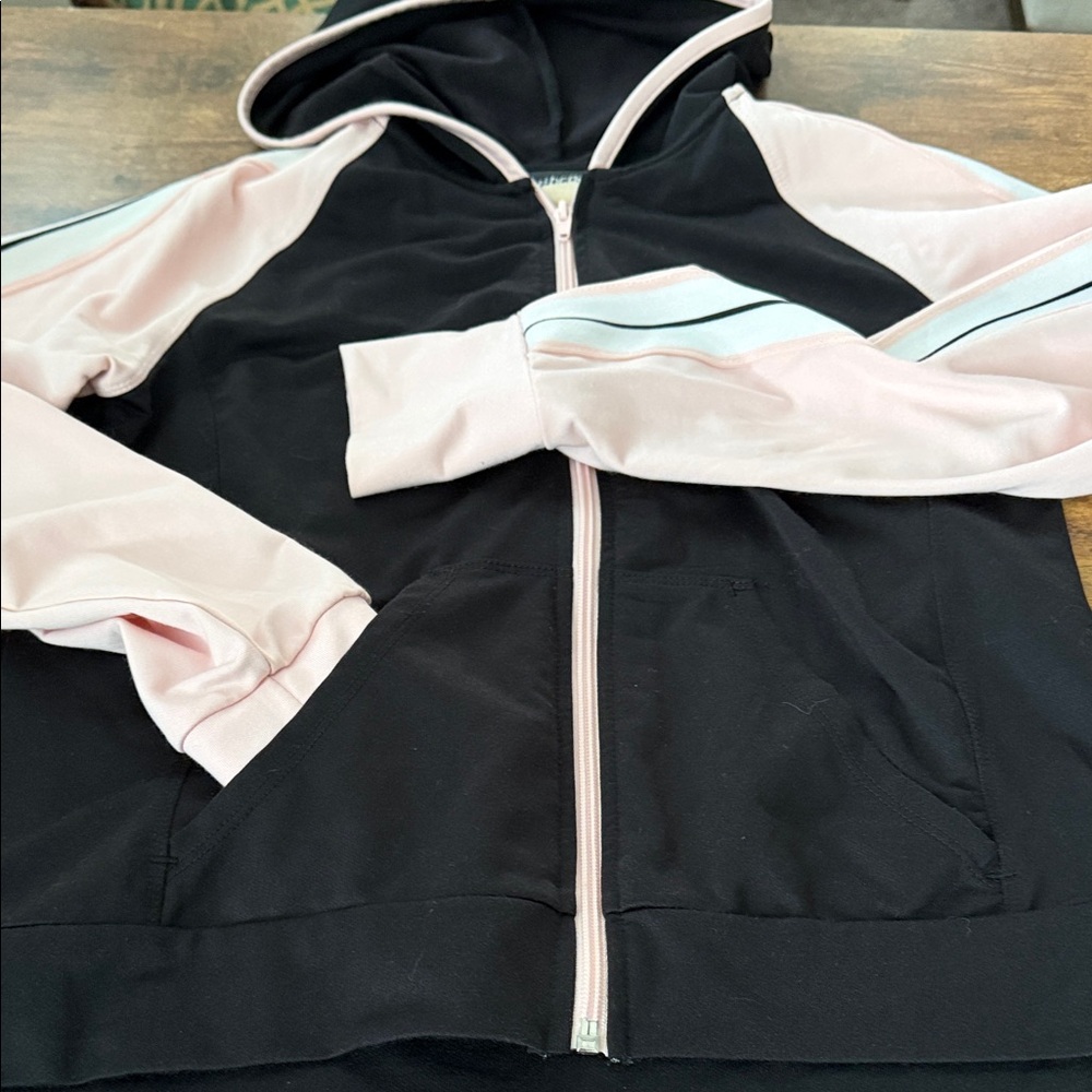 BCG Black and Pink Zip-Up Jacket - Picture 6 of 8